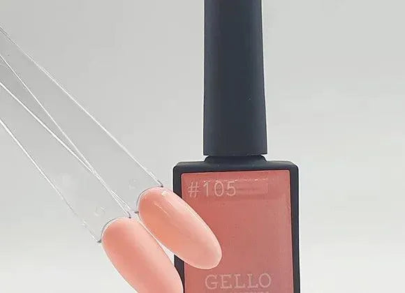 Gello לק ג'ל אפרסק פסטל - 105 - yofinity