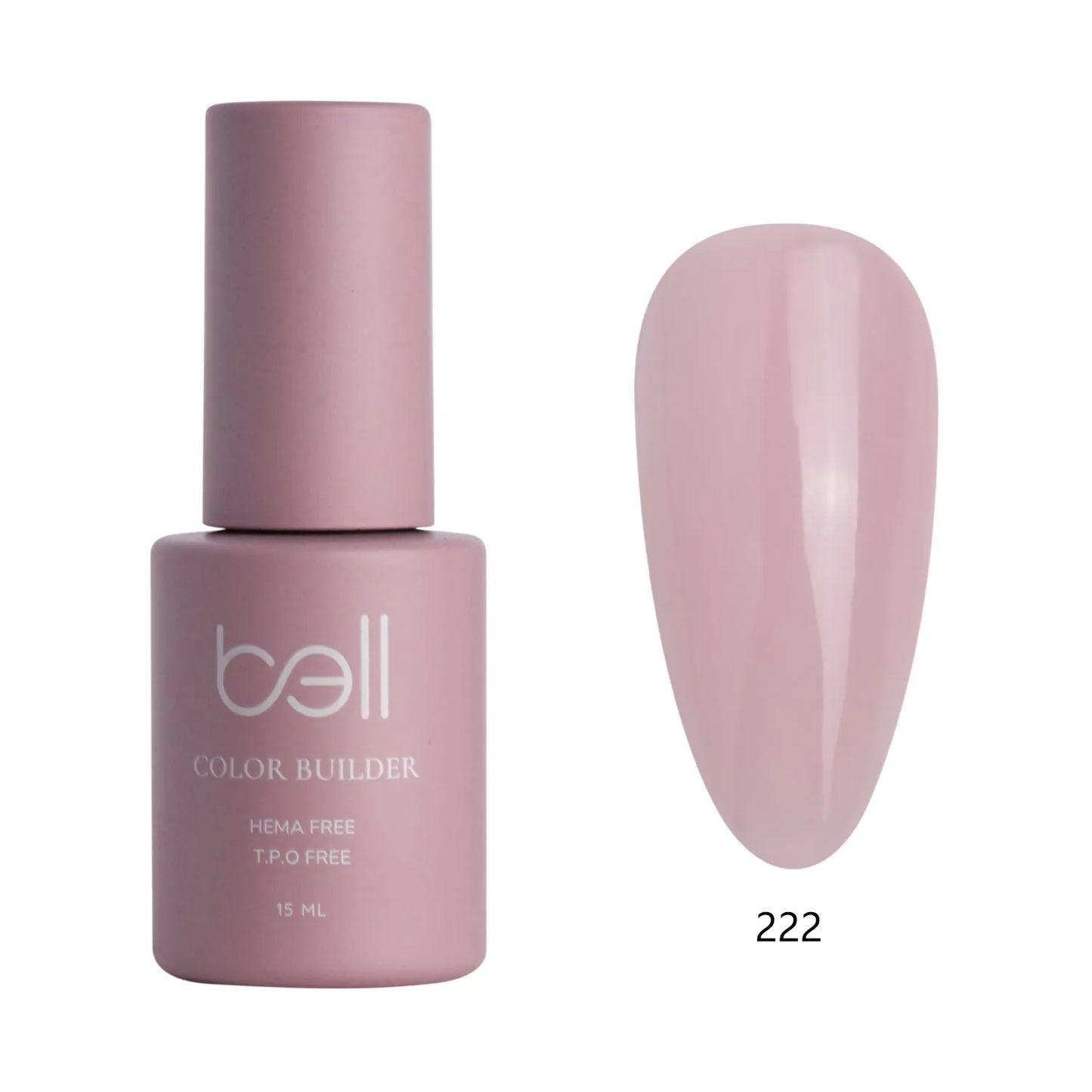 ג'ל בנייה איכותי של Bell בגוון 222 - לשילוב מדויק ועמיד - yofinity
