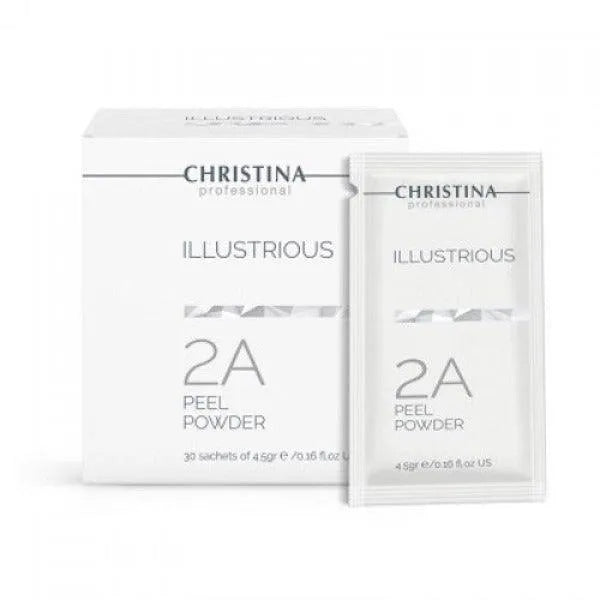 Christina אילוסטריוס אבקת פילינג לקילוף שלב 2A 30 יח' 4.5גר' - yofinity