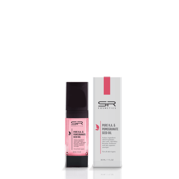 SR Cosmetics סרום חומצה היאלורונית ושמן רימונים 30 מ"ל - yofinity