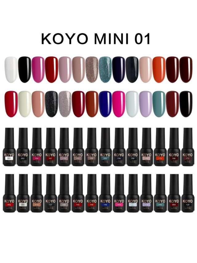 KOYO - KOYO 1 מזוודה מיני KOYO 30 גוונים דגם - yofinity