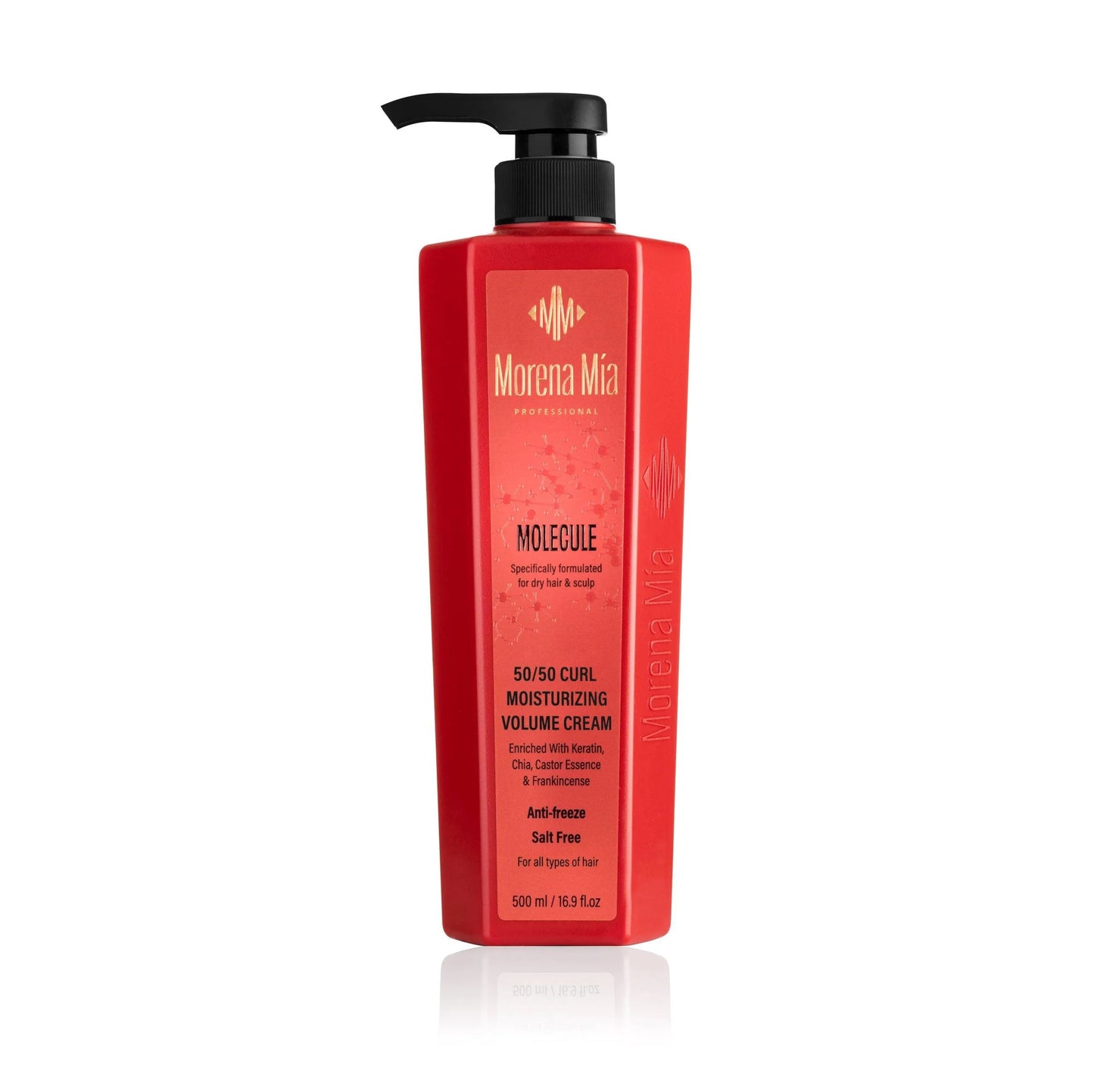 קרם מולקולה לעיצוב וייצוב תלתלים-Molecule 50/50 glaze cream - Morena Mia 500 מ"ל - yofinity