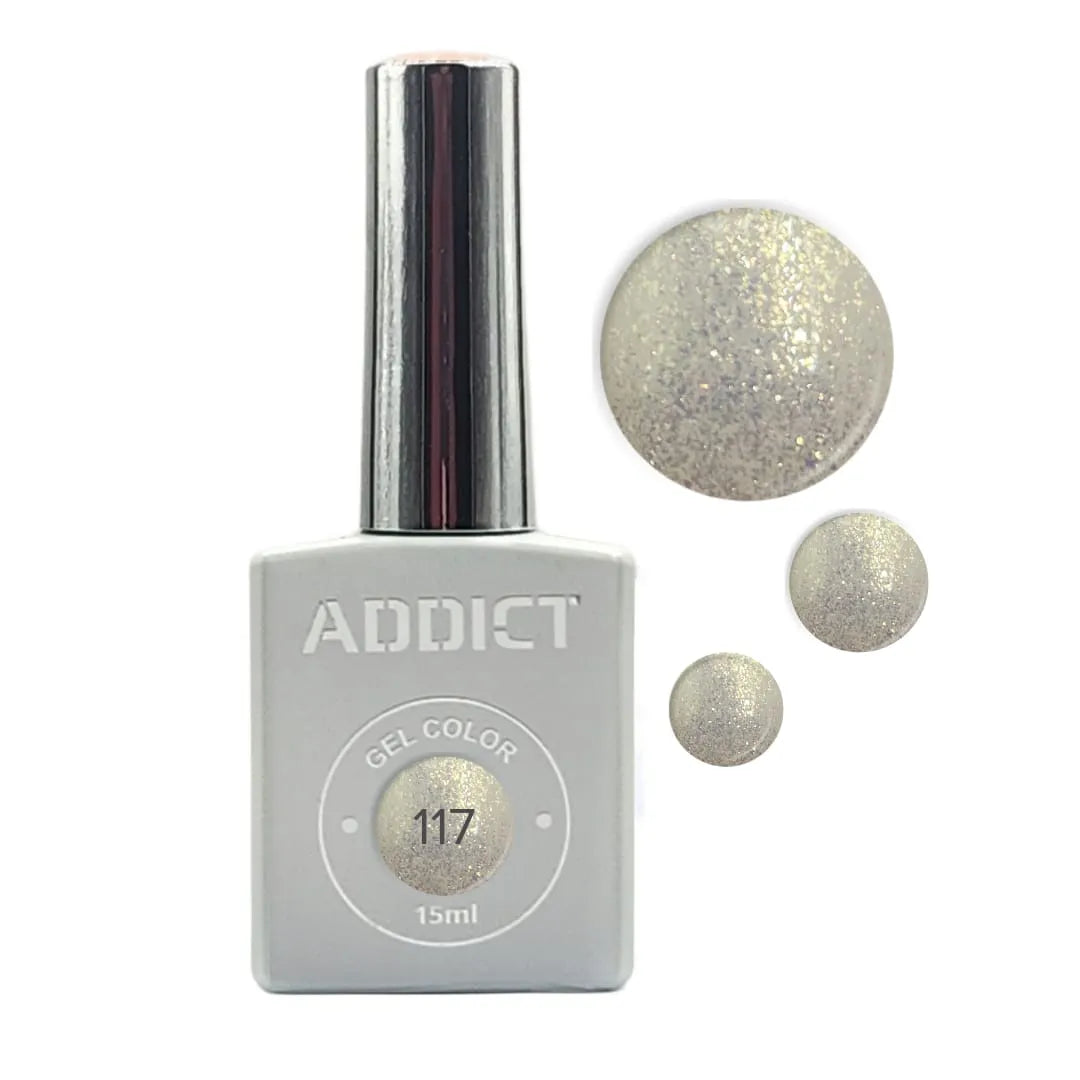 Addict Professional לק ג'ל מספר – 117 15 מ"ל – Addict-yofinity