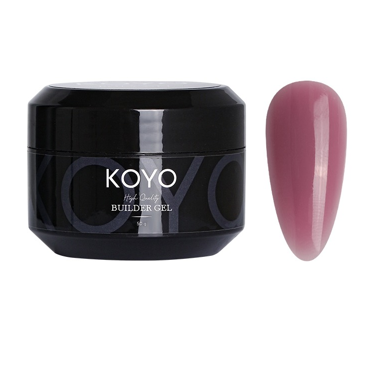 KOYO - KOYO ג’ל בנייה 50 מ"ל - Dark Pink - yofinity