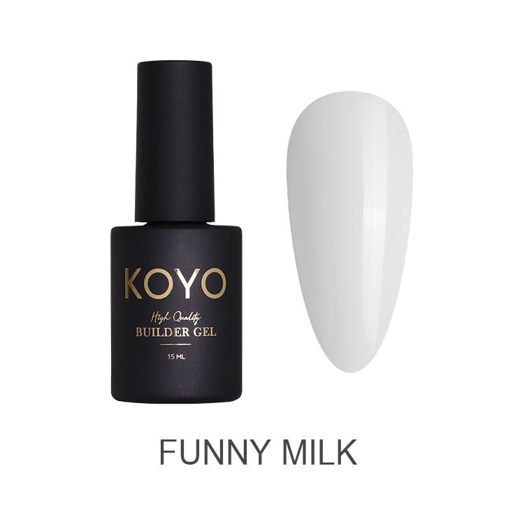 KOYO - KOYO ג’ל בנייה 15 מ"ל - Funny Milk - yofinity