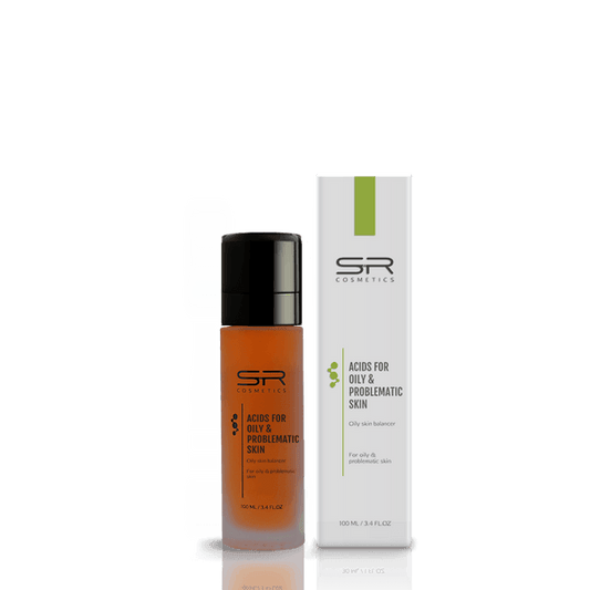 SR Cosmetics פילינג חומצות לעור שמן בעייתי 100 מ"ל - yofinity