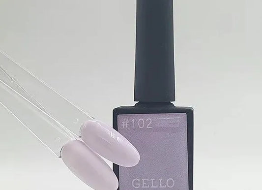 Gello לק ג'ל סגול פסטל בהיר - 102 - yofinity