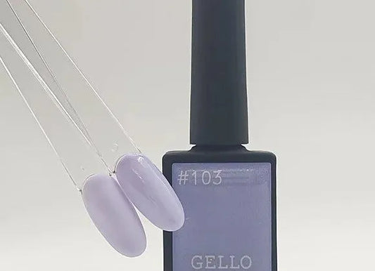 Gello לק ג'ל סגול פסטל - 103 - yofinity