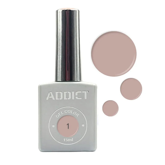 Addict Professional לק ג'ל מספר – 1 15 מ"ל – Addict-yofinity