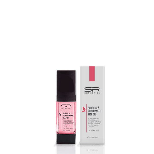 SR Cosmetics סרום חומצה היאלורונית ושמן רימונים 30 מ"ל - yofinity