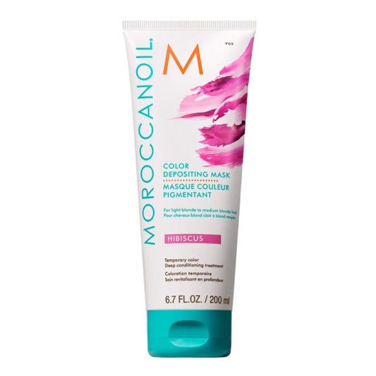 מרוקן אויל Moroccanoil מסכת צבע זמני - היביסקוס (Hibiscus ) 200 מ"ל - yofinity