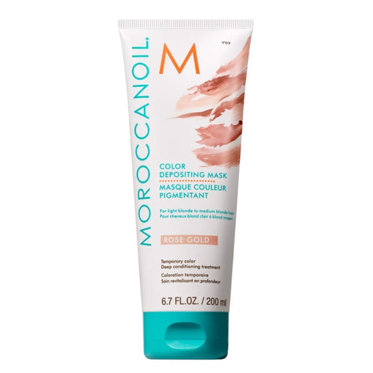 מרוקן אויל Moroccanoil מסכת צבע זמני - רוז גולד 200 מ"ל - yofinity