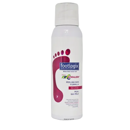 פוטלוג'יקס מוס לעור מתקלף מספר- 7 125 מ"ל - Footlogix - yofinity