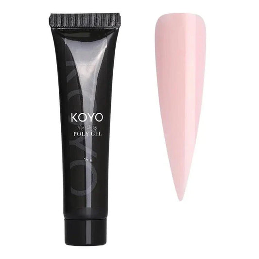 KOYO - KOYO פוליג'ל 15 מ"ל Clear Pink - yofinity