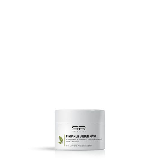 SR Cosmetics מסכת זהב וקינמון-לטיפול בעור האקנתי\בעייתי 250 מ"ל - yofinity