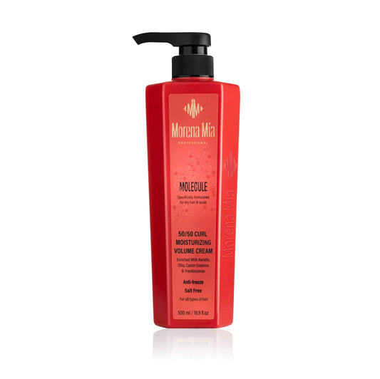 קרם מולקולה לעיצוב וייצוב תלתלים-Molecule 50/50 glaze cream - Morena Mia 500 מ"ל - yofinity