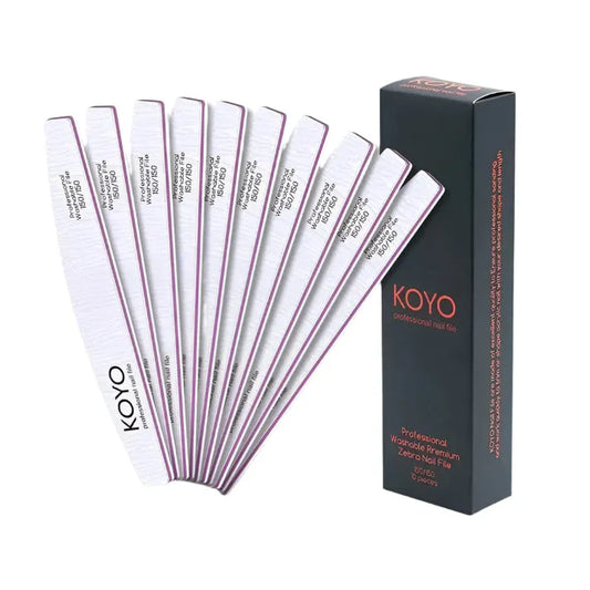 KOYO - KOYO מארז 10 יח פצירות חצי ירח 100/180 - yofinity