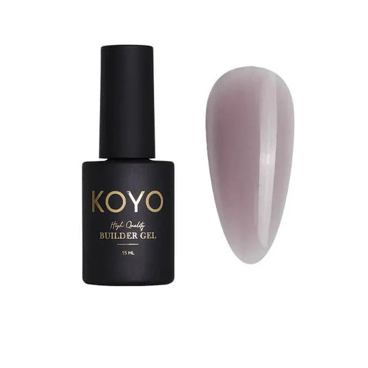 KOYO - KOYO ג’ל בנייה 15 מ"ל Light Pink - yofinity