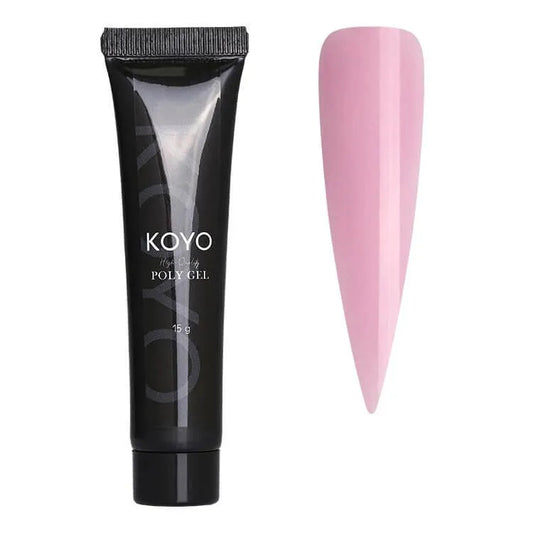 KOYO - KOYO פוליג'ל 15 מ"ל - Natural Pink - yofinity
