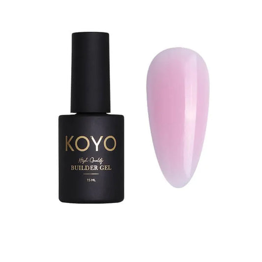 KOYO - KOYO ג’ל בנייה 15 מ"ל Natural Pink - yofinity
