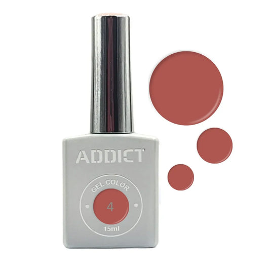 Addict Professional לק ג'ל מספר – 4 15 מ"ל – Addict-yofinity