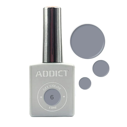 Addict Professional לק ג'ל מספר – 6 15 מ"ל – Addict-yofinity