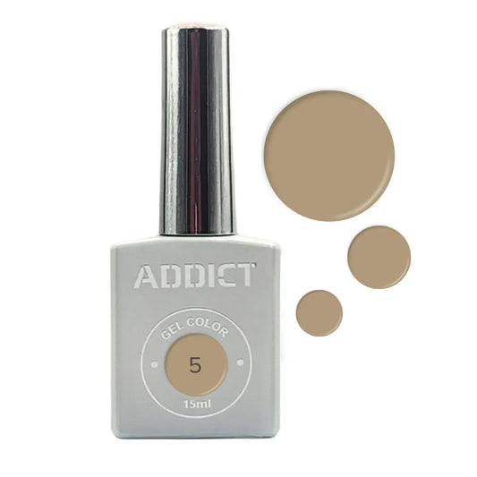 Addict Professional לק ג'ל מספר – 5 15 מ"ל – Addict-yofinity