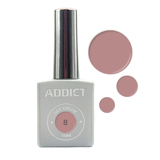 Addict Professional לק ג'ל מספר – 8 15 מ"ל – Addict-yofinity