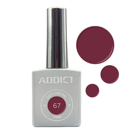 Addict Professional לק ג'ל מספר – 67 15 מ"ל – Addict-yofinity