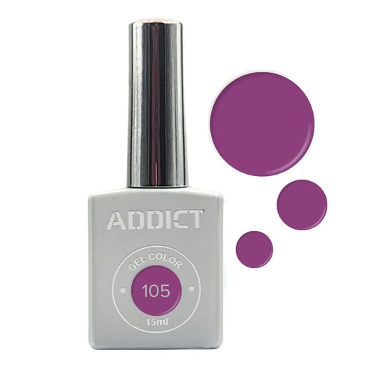 Addict Professional לק ג'ל מספר – 105 15 מ"ל – Addict-yofinity