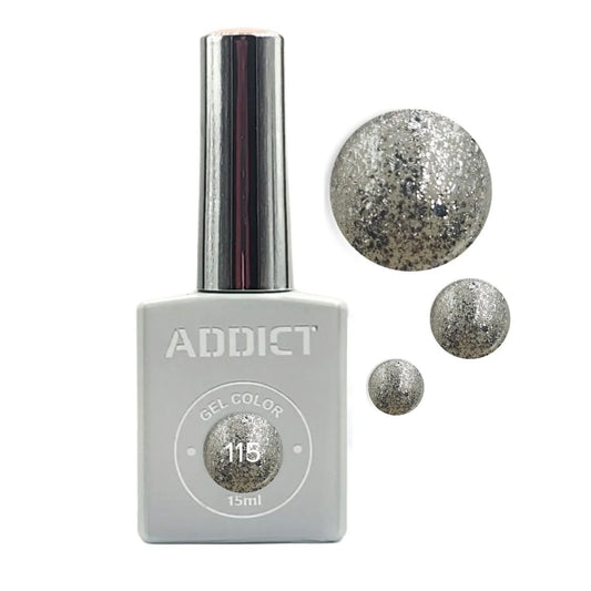 Addict Professional לק ג'ל מספר – 115 15 מ"ל – Addict-yofinity