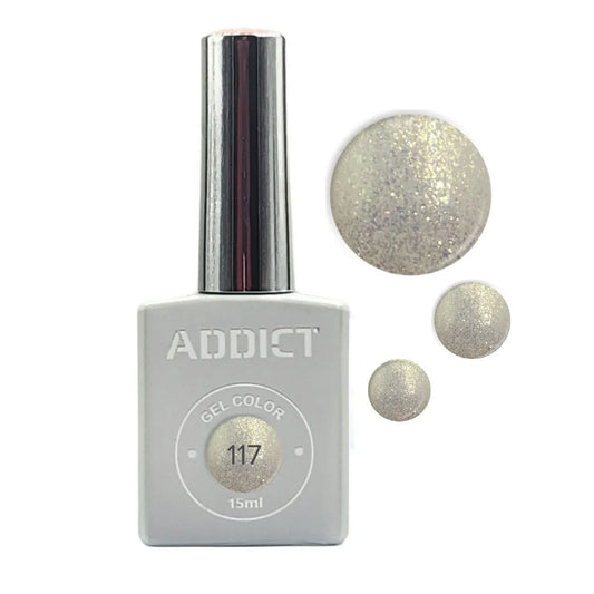 Addict Professional לק ג'ל מספר – 117 15 מ"ל – Addict-yofinity