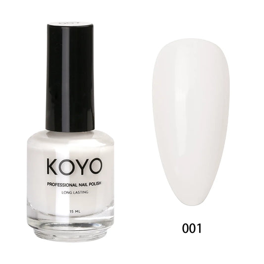KOYO לק רגיל 15 מ״ל גוון 001 KOYO - yofinity