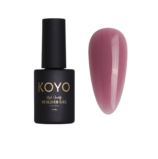 KOYO - KOYO ג’ל בנייה 15 מ"ל - Dark Pink - yofinity