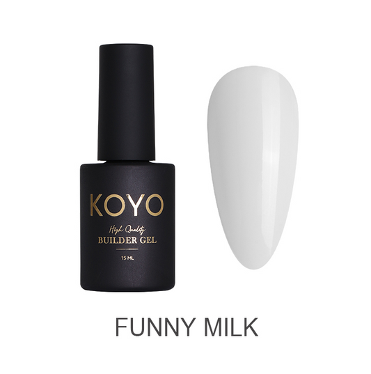 KOYO - KOYO ג’ל בנייה 15 מ"ל - Funny Milk - yofinity