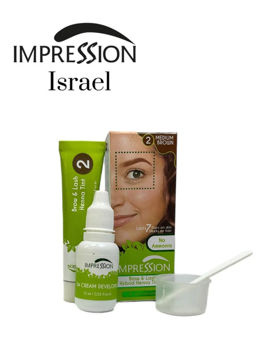 צבע חינה לגבות ללא אמוניה