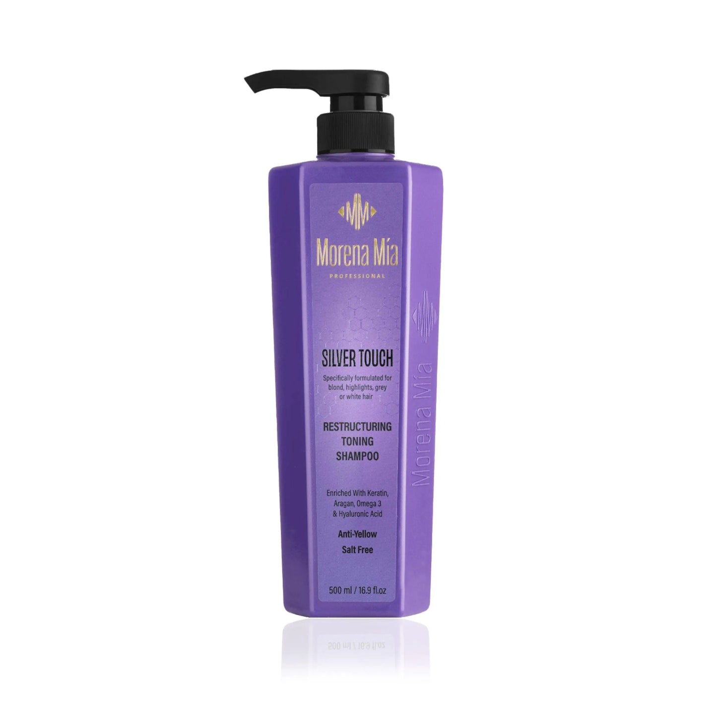 שמפו סילבר טאצ'- Silver Touch Shampoo - Morena Mia 500 מ"ל - yofinity