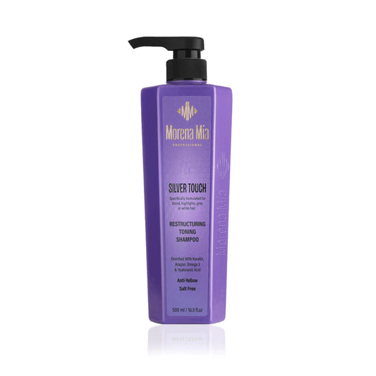 שמפו סילבר טאצ'- Silver Touch Shampoo - Morena Mia 500 מ"ל - yofinity