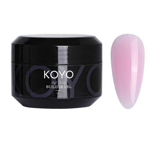 KOYO - KOYO ג’ל בנייה 50 מ"ל Natural Pink - yofinity