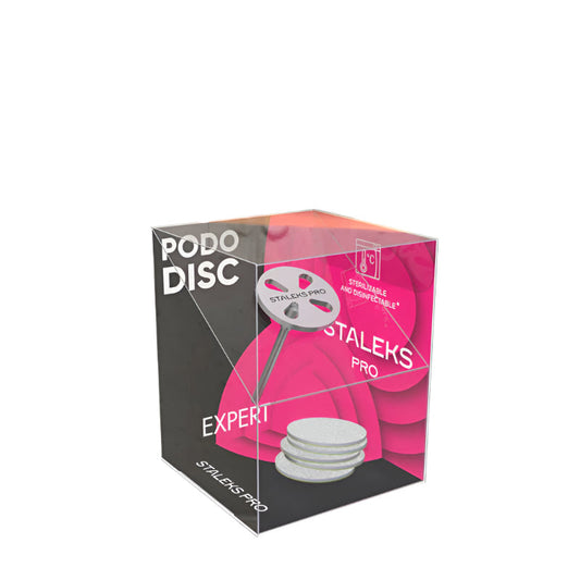 Staleks Pedicure disc PODODISC S EXPERT and set of disposable files 180 grit 5 pcs (15 mm) - yofinity