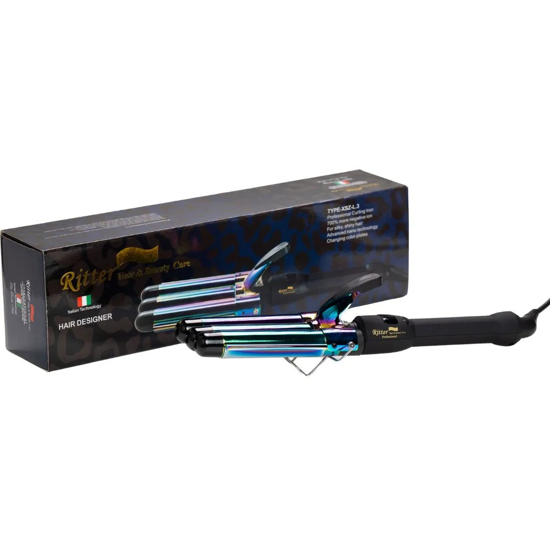 ריטר מסלסל שיער וויבר גלים WAVER משולש טריפל Ritter XSZ-L3 - yofinity