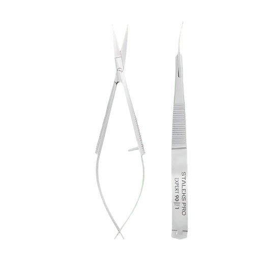 Staleks Professional cuticle micro scissors EXPERT 90 TYPE 1 - yofinity